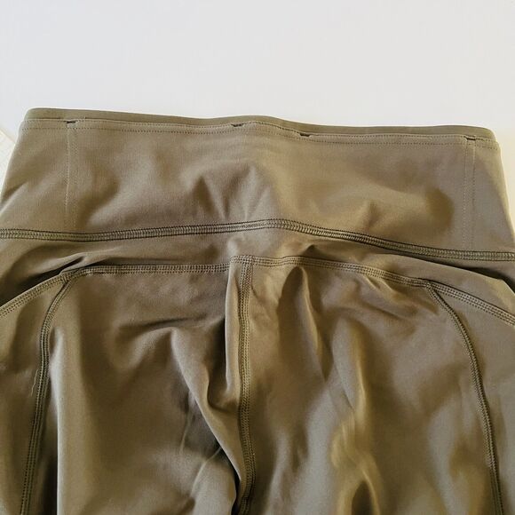 LULULEMON ATHLETICA Dark Olive Run On Crop Leggings - US 6 - Picture 4 of 8
